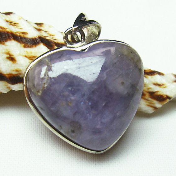 タンザナイトハート ペンダント [T384-1133]