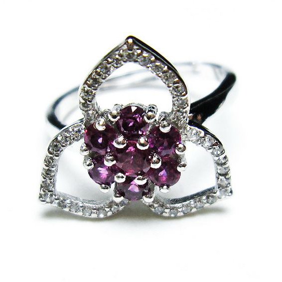 キャンディピンク ガーネット 指輪 (11号)[T384-1475]