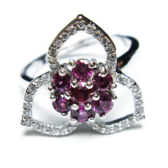 キャンディピンク ガーネット 指輪 (11号)[T384-1476]