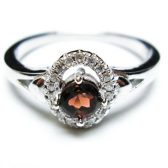 赤トルマリン 指輪 (15号) [t384-1553]