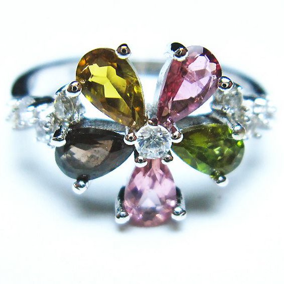 トルマリン 指輪 (11号)[T384-1673]