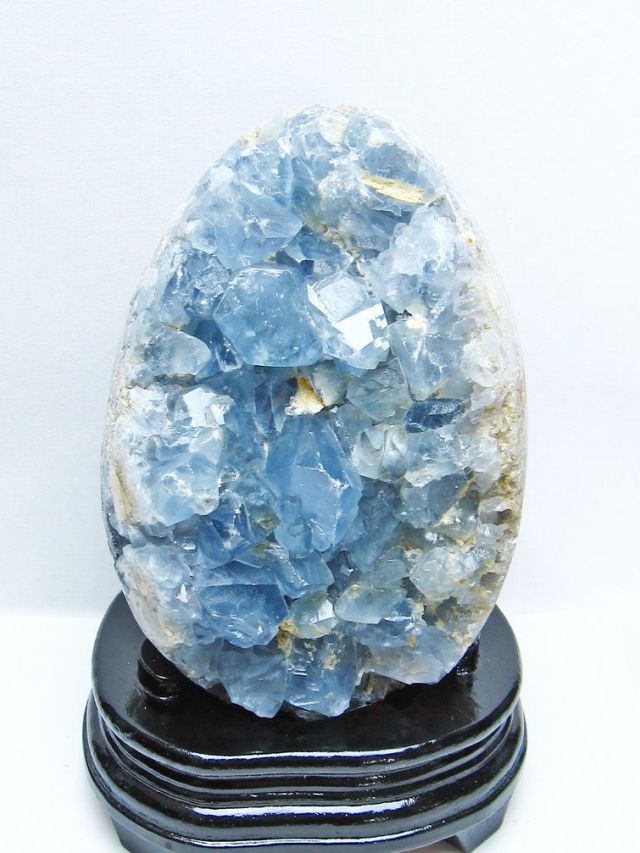 4.9Kg セレスタイト 天青石 原石 [t385-14862]