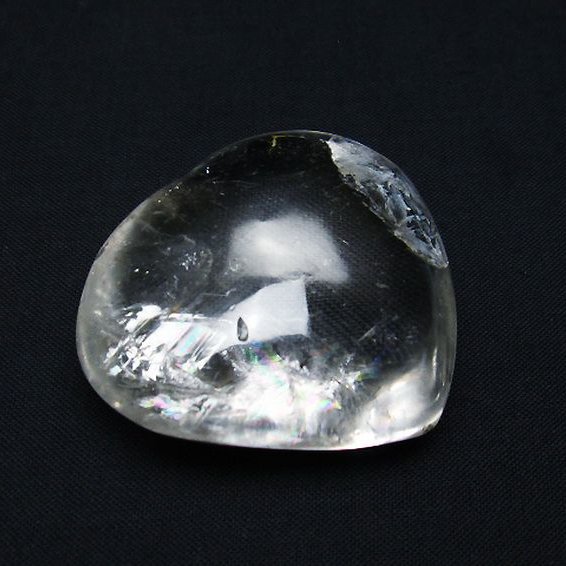 ヒマラヤ水晶 ハート 置物[T387-14072]