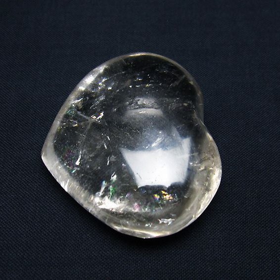 ヒマラヤ水晶 ハート 置物[T387-14074]