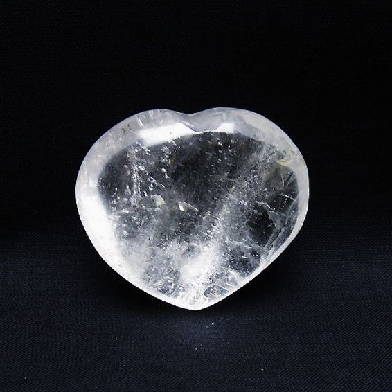 ヒマラヤ水晶ハート 置物 [t387-14501]