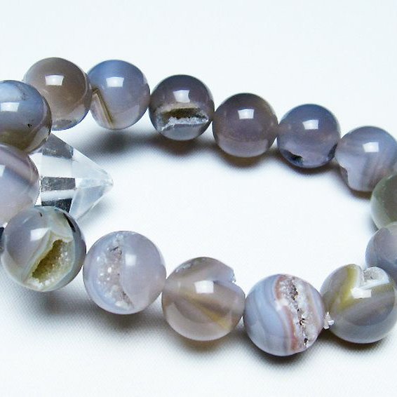 アゲート笑口 ブレスレット 14mm [T39-2935]