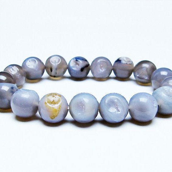 アゲート笑口 ブレスレット 12mm [T39-3127]