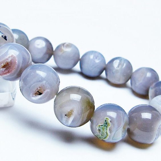 アゲート笑口 ブレスレット 14mm [T39-3239]