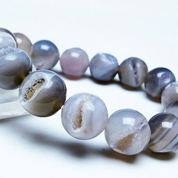 アゲート笑口 ブレスレット 14mm [T39-3252]