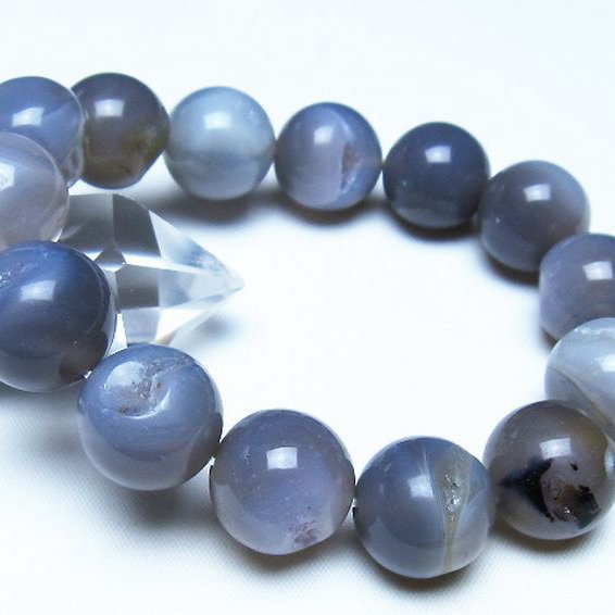 アゲート笑口 ブレスレット 16mm [t39-3438]