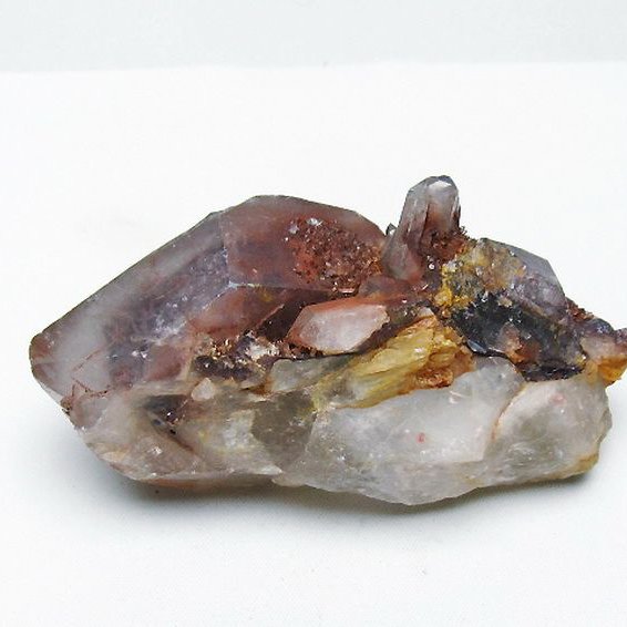 レッドファントム水晶クラスター[T397-2691]