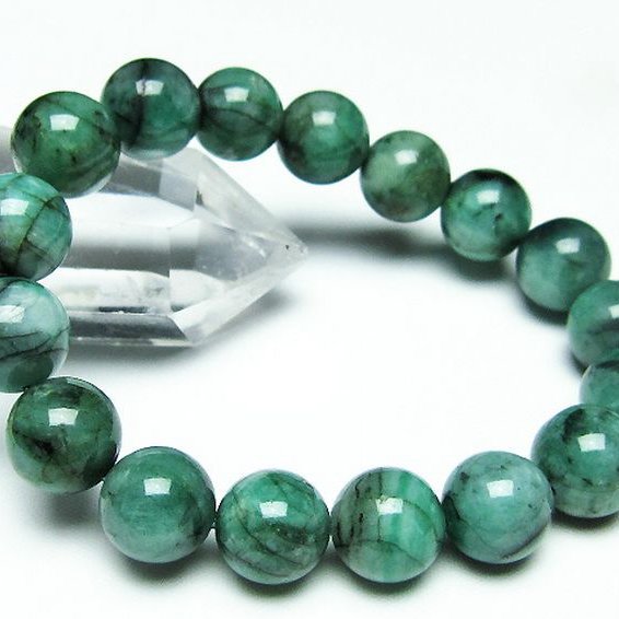 エメラルド ブレスレット  12mm [T398-6890]