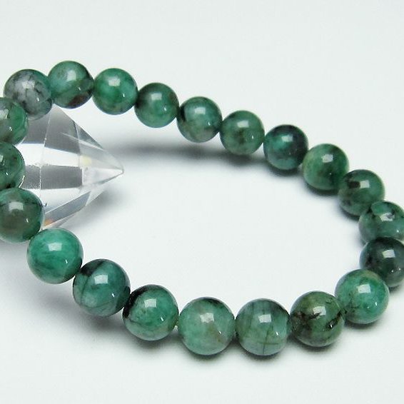 エメラルド ブレスレット 9mm [T398-7781]