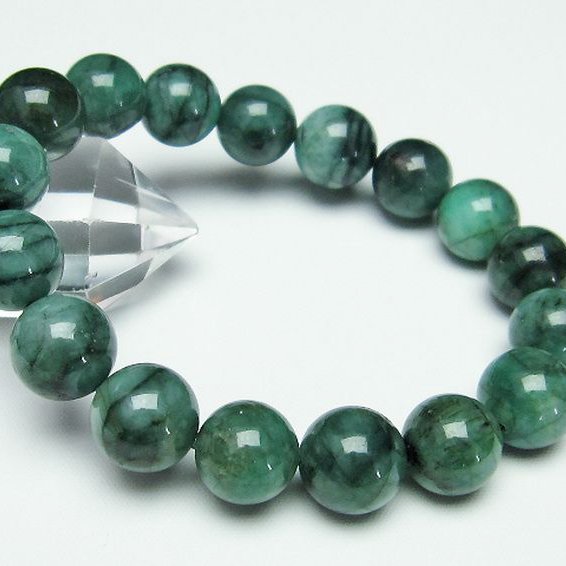 エメラルド ブレスレット 12mm [T398-7793]
