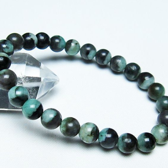 エメラルド ブレスレット 8mm [t398-9311]