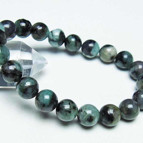 エメラルド ブレスレット 10mm [T398-9532]