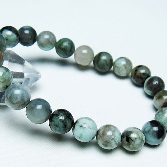 エメラルド ブレスレット 10mm [T398-9548]