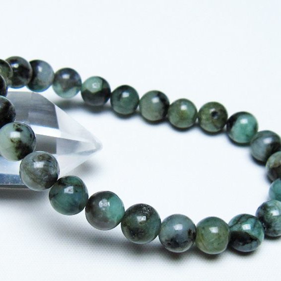 エメラルド ブレスレット 8mm [t398-9943]