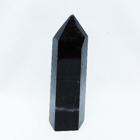 モリオン 純天然 黒水晶 六角柱 [t401-4749]