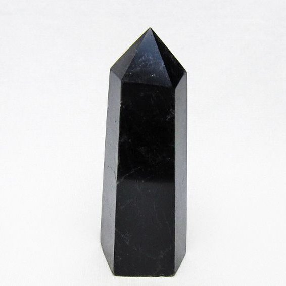モリオン 純天然 黒水晶 六角柱 [t401-5191]
