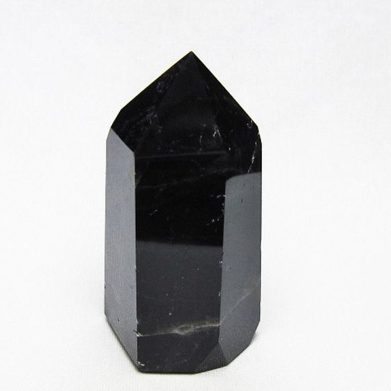 モリオン 純天然 黒水晶 六角柱 [t401-5195]