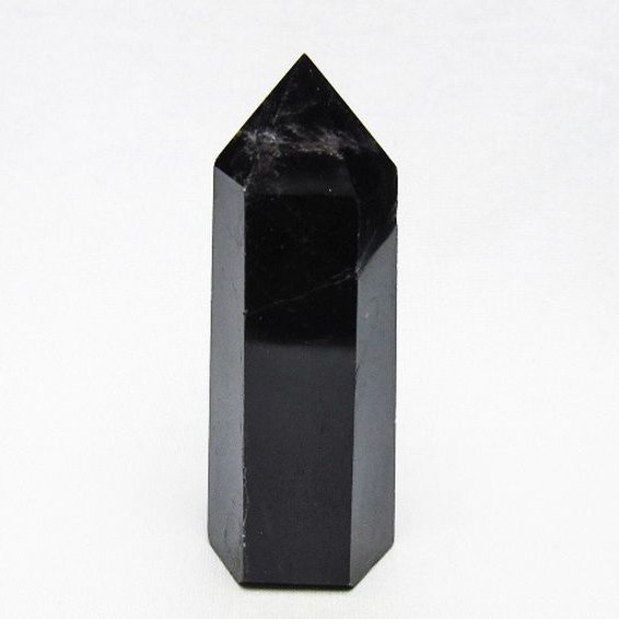 モリオン 純天然 黒水晶 六角柱 [t401-5201]
