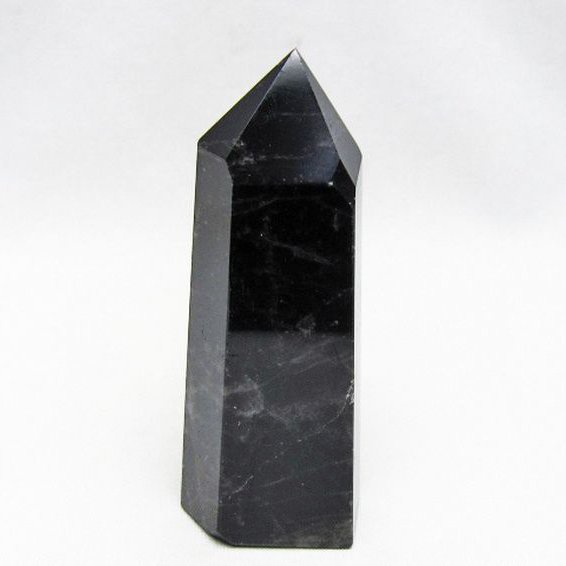 モリオン 純天然 黒水晶 六角柱 [t401-5305]