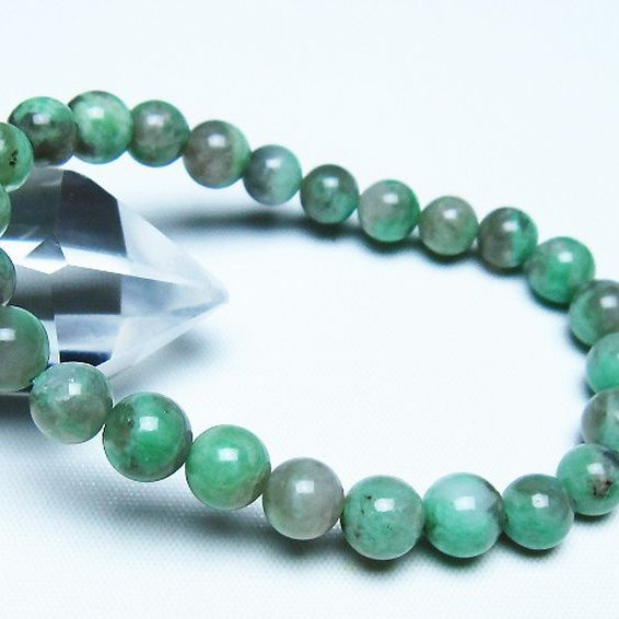 エメラルド ブレスレット 7mm [t402-3389]