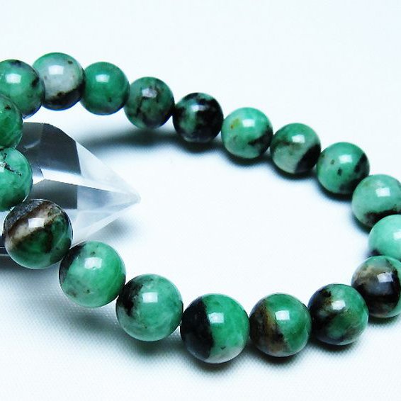 エメラルド ブレスレット 10mm [T402-3455]