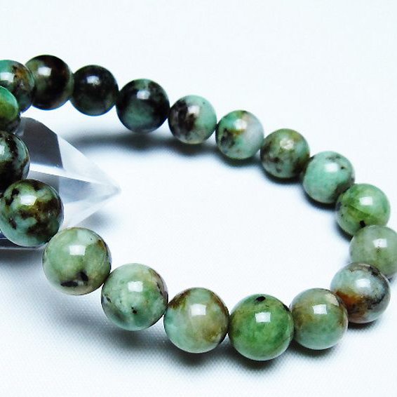 エメラルド ブレスレット 10mm [T402-3463]