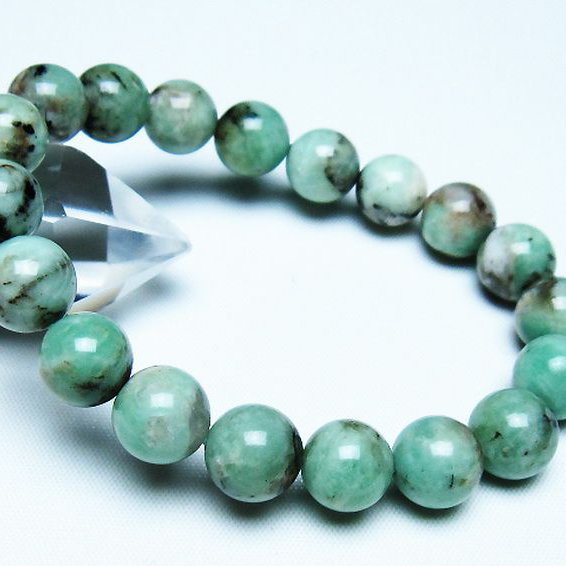 エメラルド ブレスレット 10mm [T402-3491]