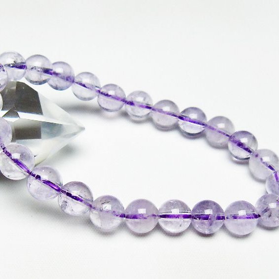 アメジスト ブレスレット 8mm [T403-17963]