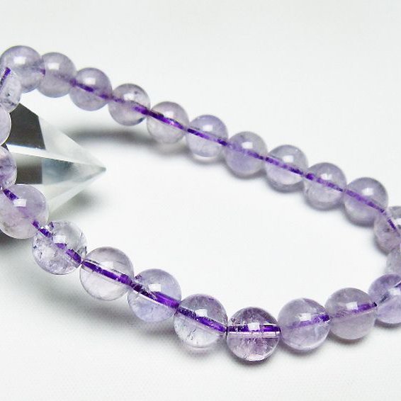 アメジスト ブレスレット 8mm [T403-17968]