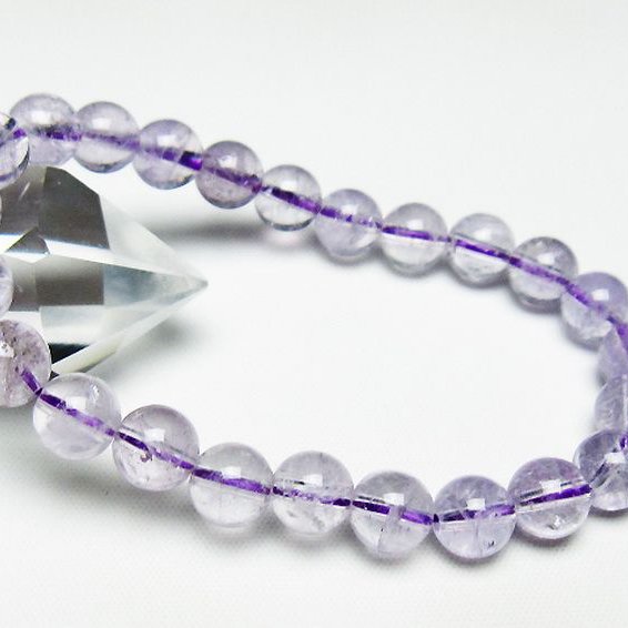 アメジスト ブレスレット 8mm [T403-18009]