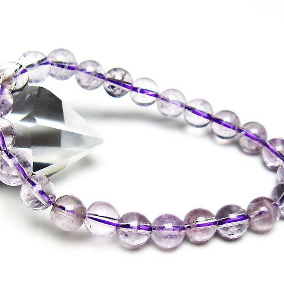 アメジスト ブレスレット 8mm [T403-18195]