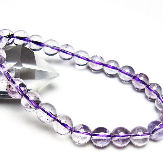 アメジスト ブレスレット 8mm [T403-18290]