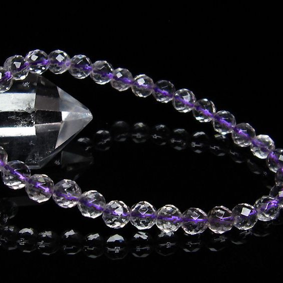 アメジスト ブレスレット 6mm [T404-1137]