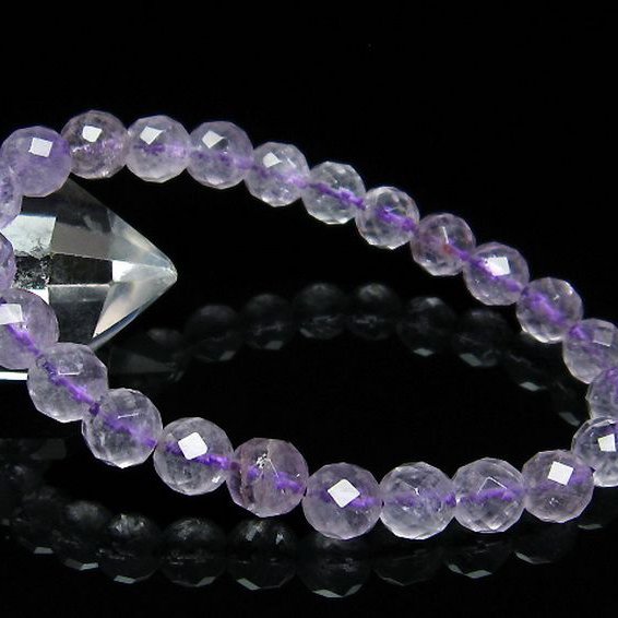 アメジスト ブレスレット 8mm [T404-1193]