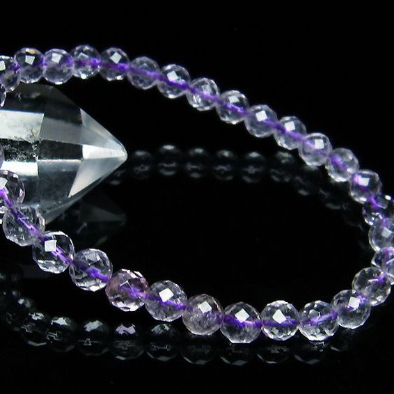 アメジスト ブレスレット 6mm [T404-1312]