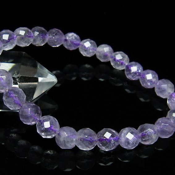アメジスト ブレスレット 8mm [T404-1358]