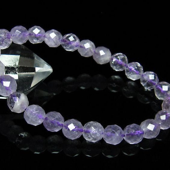 アメジスト ブレスレット 8mm [T404-1366]