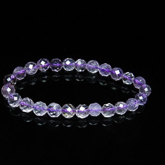 アメジスト ブレスレット 7mm [T404-1377]
