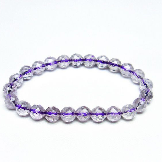 アメジスト ブレスレット 8mm [T404-1397]