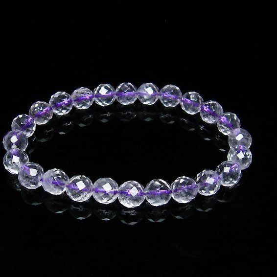 アメジスト ブレスレット 8mm [T404-1419]