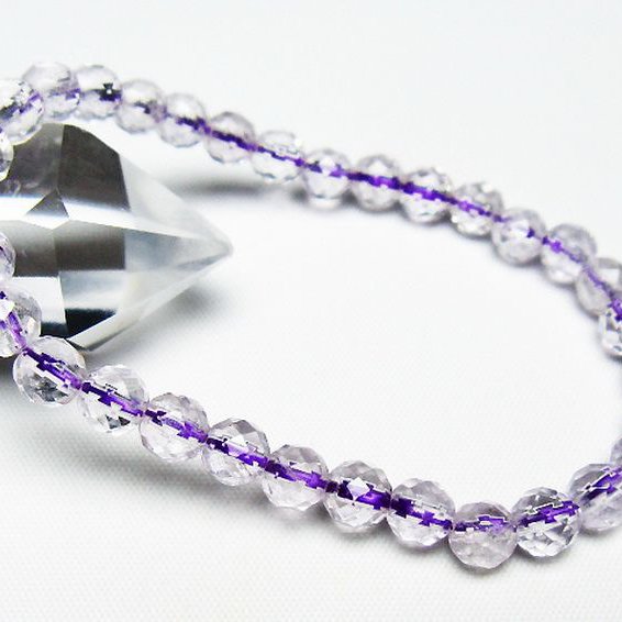 アメジスト ブレスレット 6mm [t404-1525]