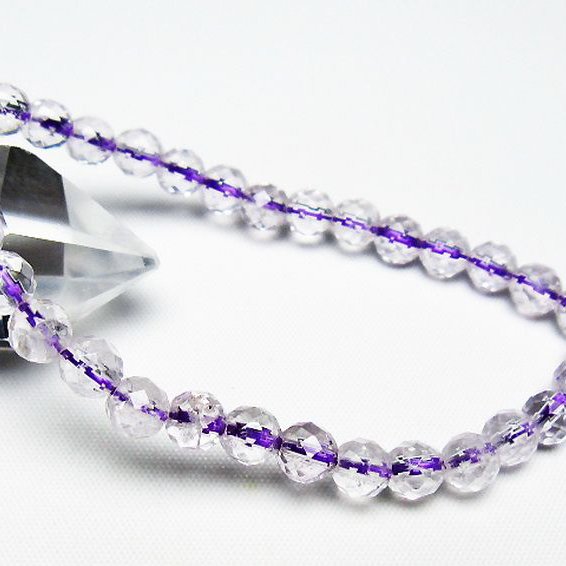 アメジスト ブレスレット 6mm [T404-1531]