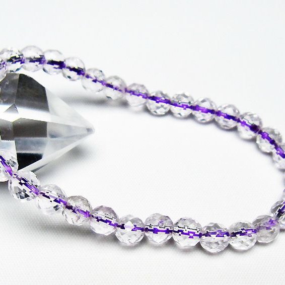 アメジスト ブレスレット 6mm [t404-1539]