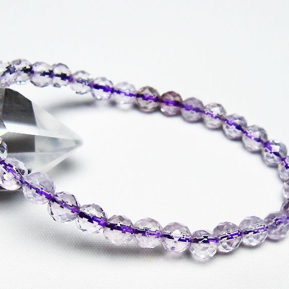 アメジスト ブレスレット 6mm [t404-1549]