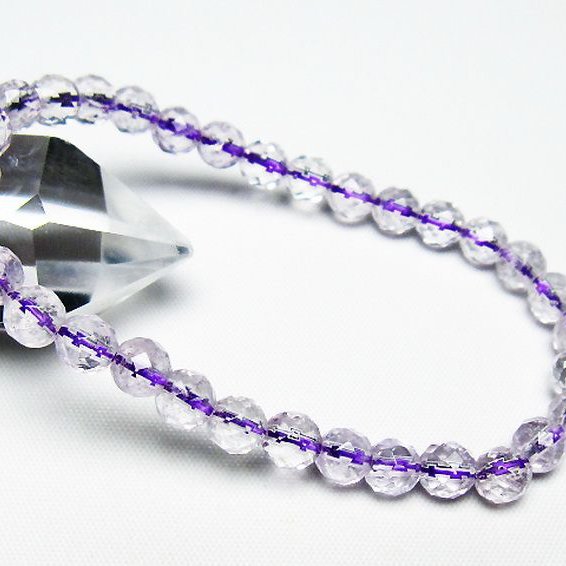 アメジスト ブレスレット 6mm [t404-1559]