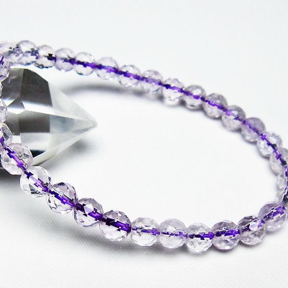 アメジスト ブレスレット 6mm [t404-1561]